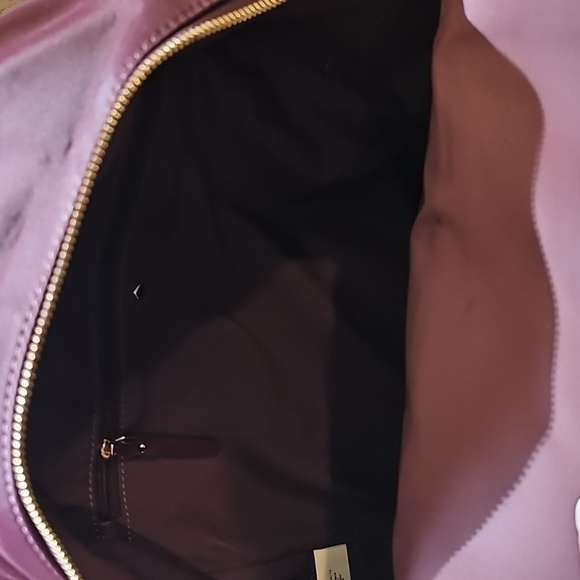 Kate Spade Purple Backpack with Structured Design and Gold Hardware - Picture 6 of 9